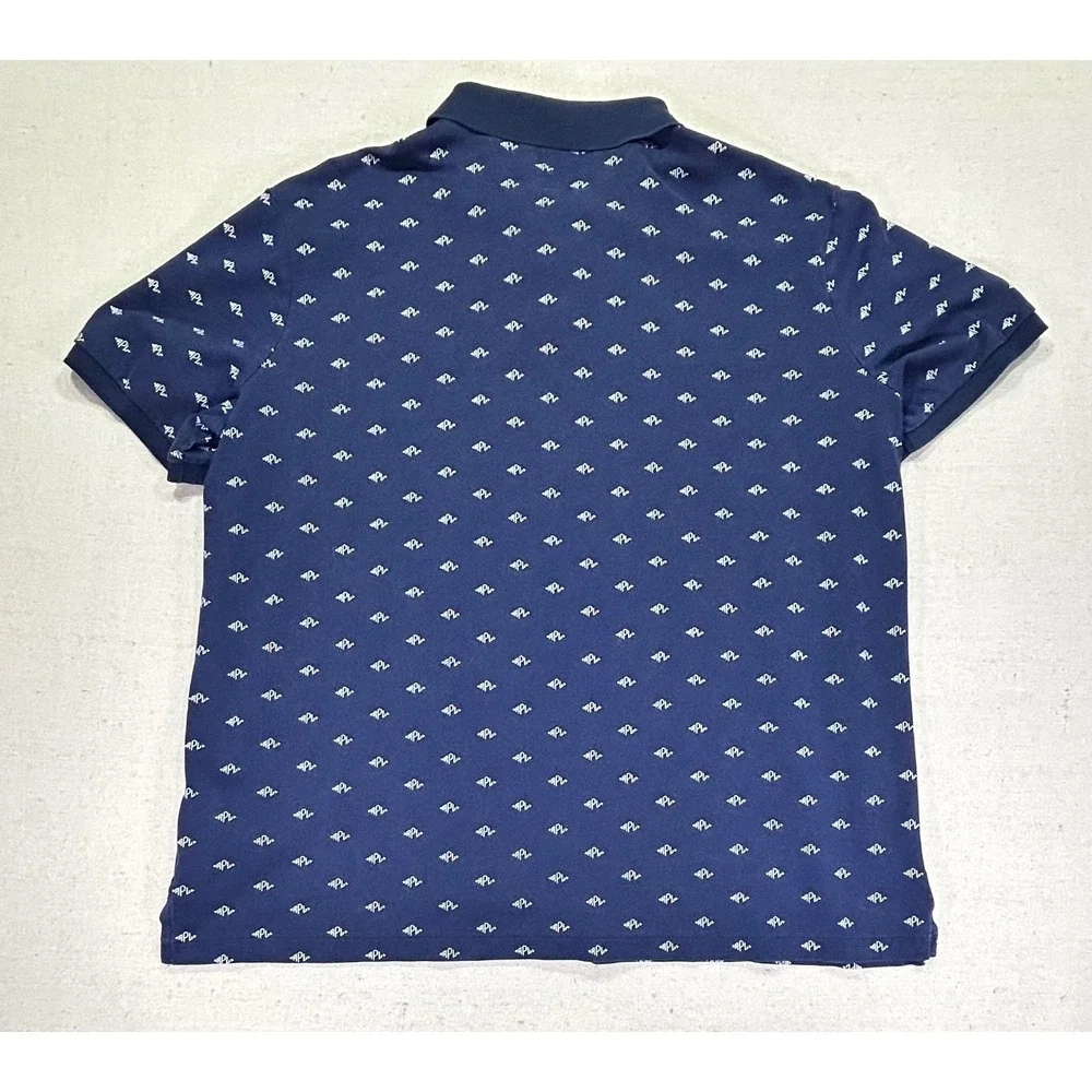POLO Ralph Lauren Men's XL‎ Golf Pullover Shirt AOP RPL Short Sleeve